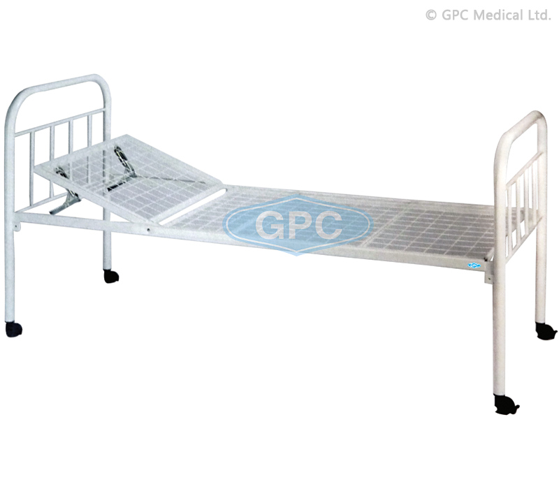 Hospital Bed with Bars and Backrest
